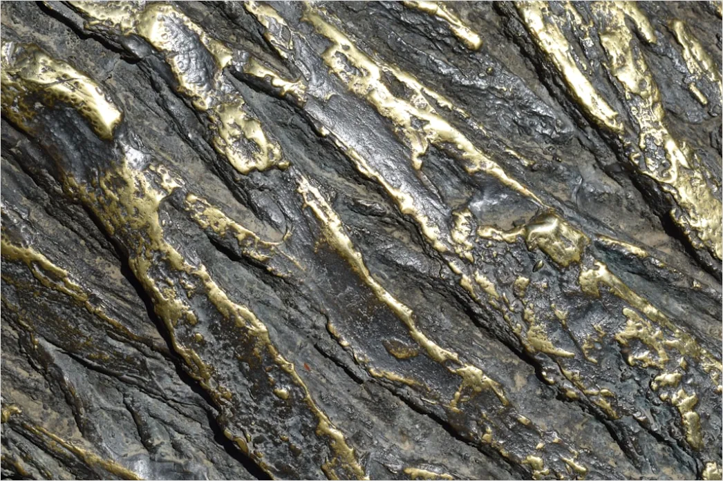 Detail Luxus Textur Mit Schwarzem Marmor Und Gold Number 2
