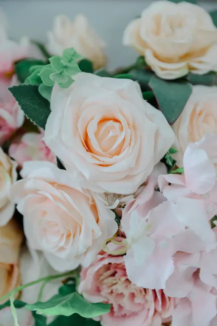 Detail Pastellfarbene Blumen Für Hochzeit Hintergrund Number 18