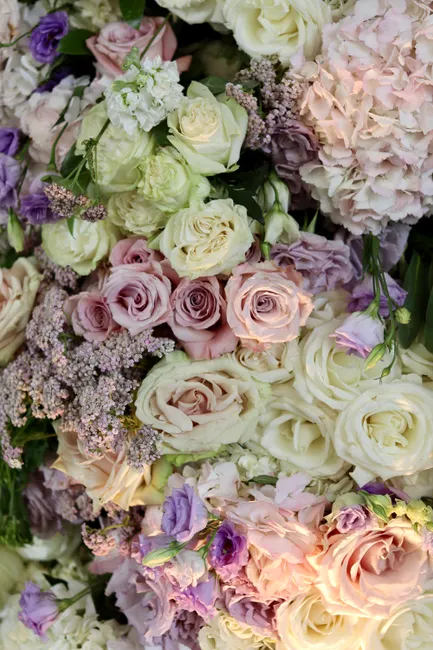 Detail Pastellfarbene Blumen Für Hochzeit Hintergrund Number 5