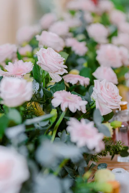 Detail Pastellfarbene Blumen Für Hochzeit Hintergrund Number 8