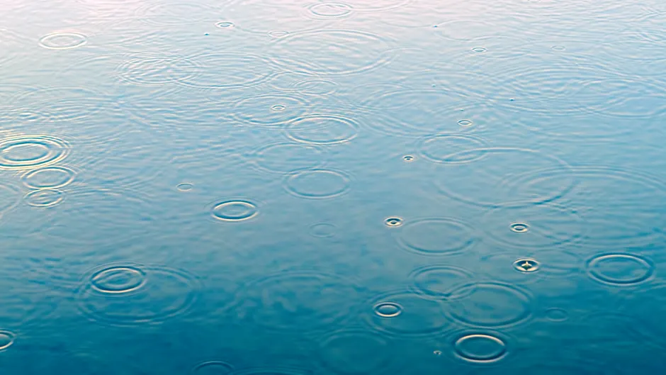 Detail Regentropfen Auf Wasseroberfläche Bild Number 9