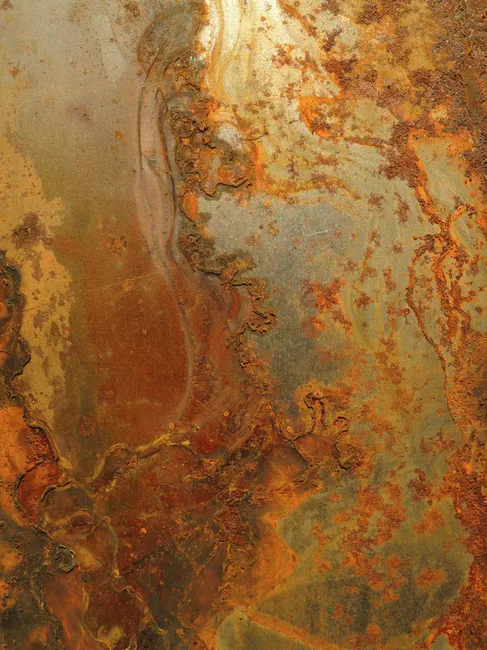 Detail Rostiges Metall Mit Verwitterter Oberfläche Number 5
