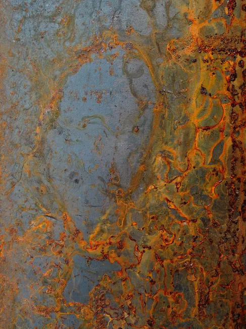 Detail Rostiges Metall Mit Verwitterter Oberfläche Number 6