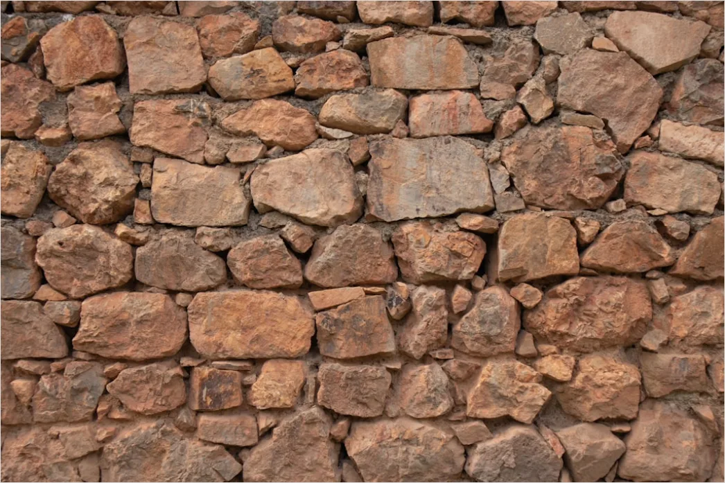 Detail Rustikale Steinmauer Mit Natürlicher Textur Number 5