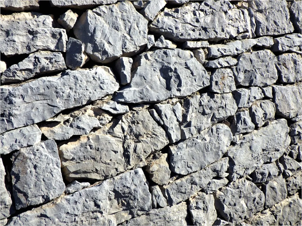 Detail Rustikale Steinmauer Mit Natürlicher Textur Number 6