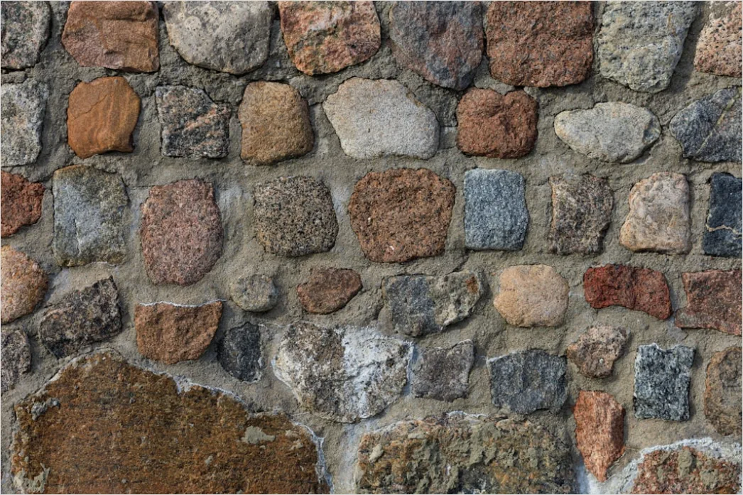 Detail Rustikale Steinmauer Mit Natürlicher Textur Number 9