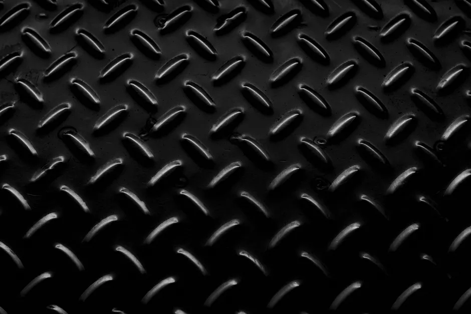 Detail Schwarze Metallplatte Mit Feiner Struktur Number 8