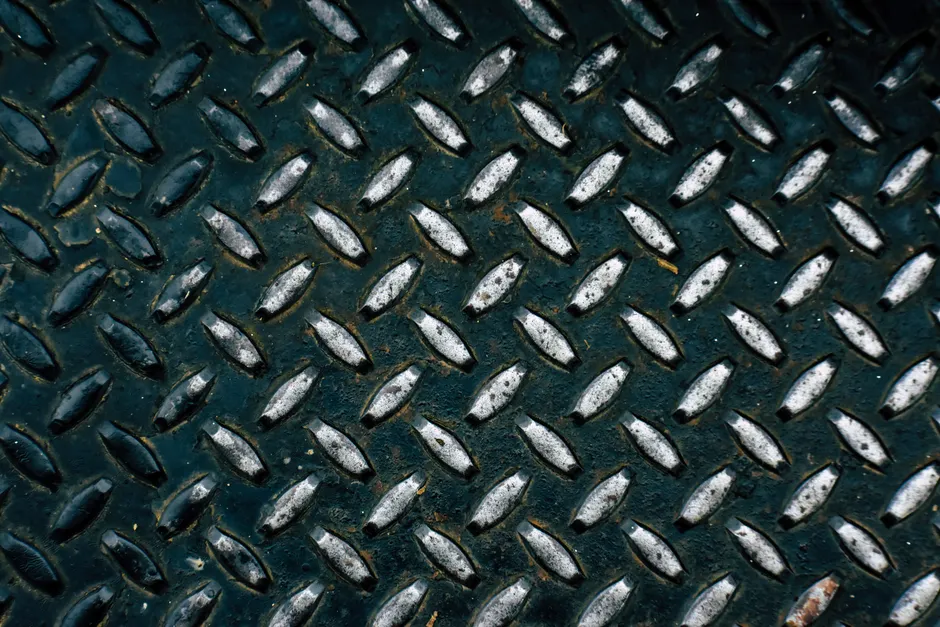 Detail Schwarze Metallplatte Mit Feiner Struktur Number 10