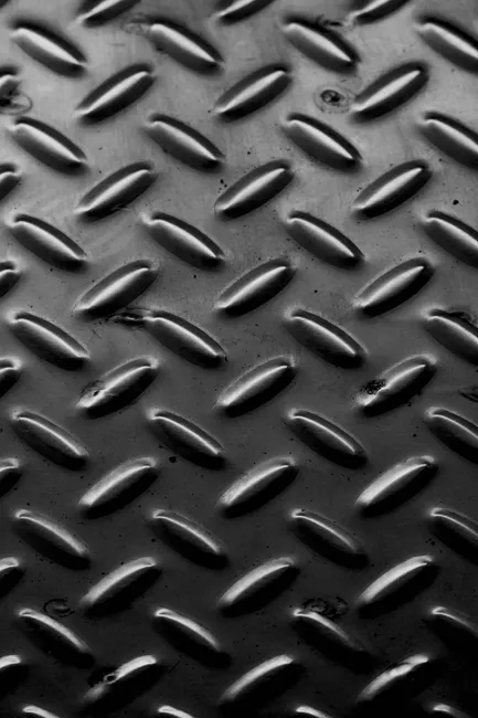 Detail Schwarze Metallplatte Mit Feiner Struktur Number 7