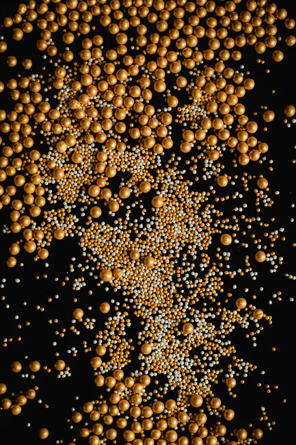Detail Schwarzer Hintergrund Mit Goldenem Glitzer Number 4