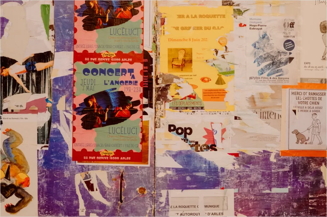 Detail Vintage Collage Aus Papier Und Farbe Number 5