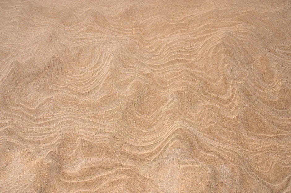 Detail Warmer Wüstensand Mit Windmustern Number 14