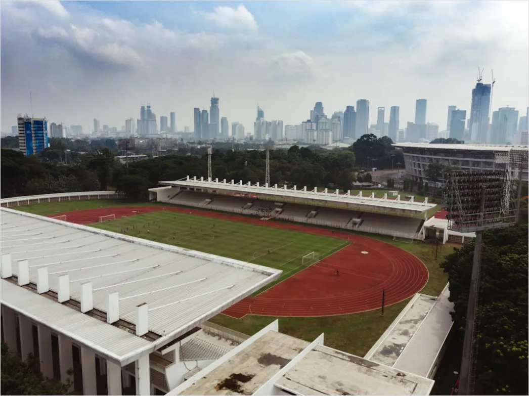 Detail Foto Acara Senam Bersama Di Lapangan Number 2
