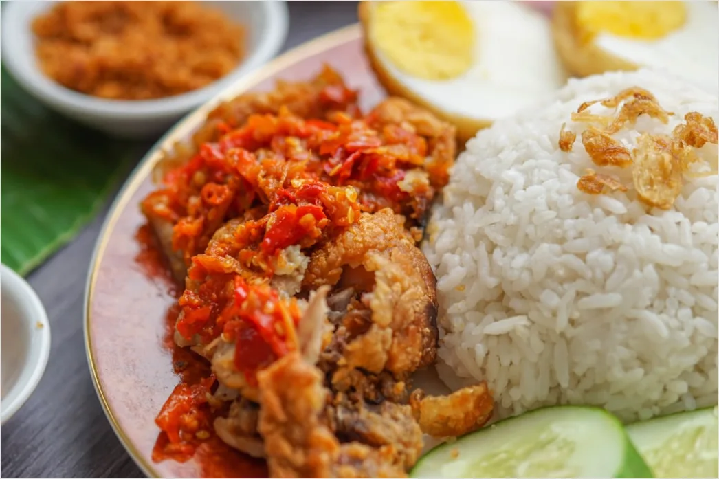 Foto Ayam Geprek Keju Dengan Nasi Putih 5bf1