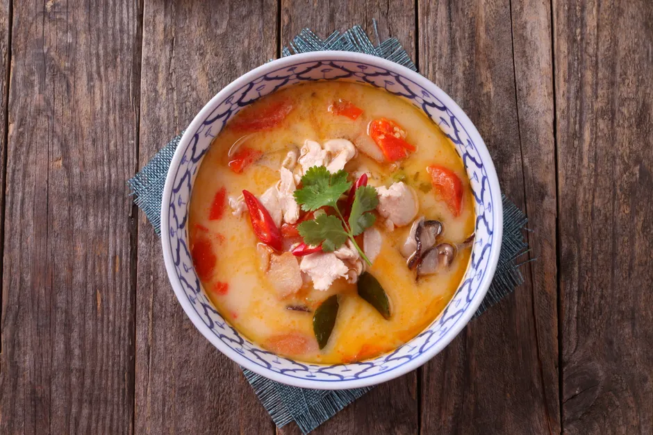 Detail Foto Ayam Gulai Khas Padang Di Mangkuk Number 19