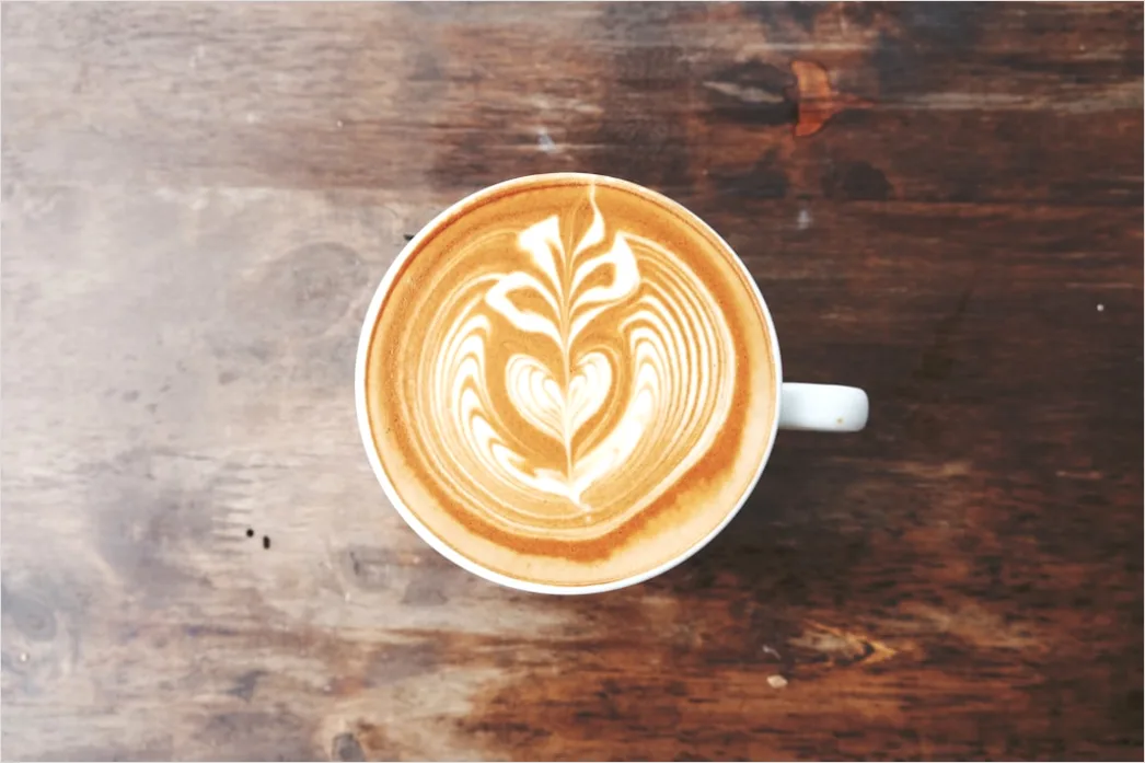 Foto Cappuccino Latte Art Di Kafe 67b7