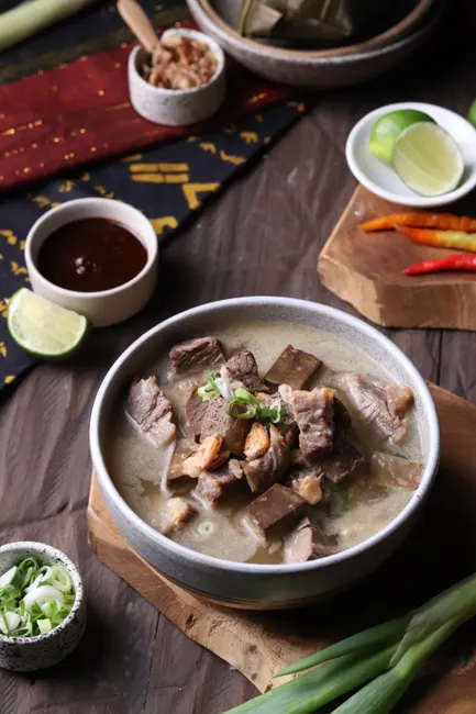 Foto Coto Makassar Dengan Ketupat 1d06