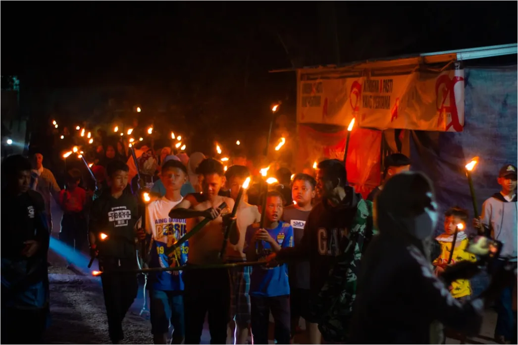 Detail Foto Kembang Api Acara Festival Malam Number 12