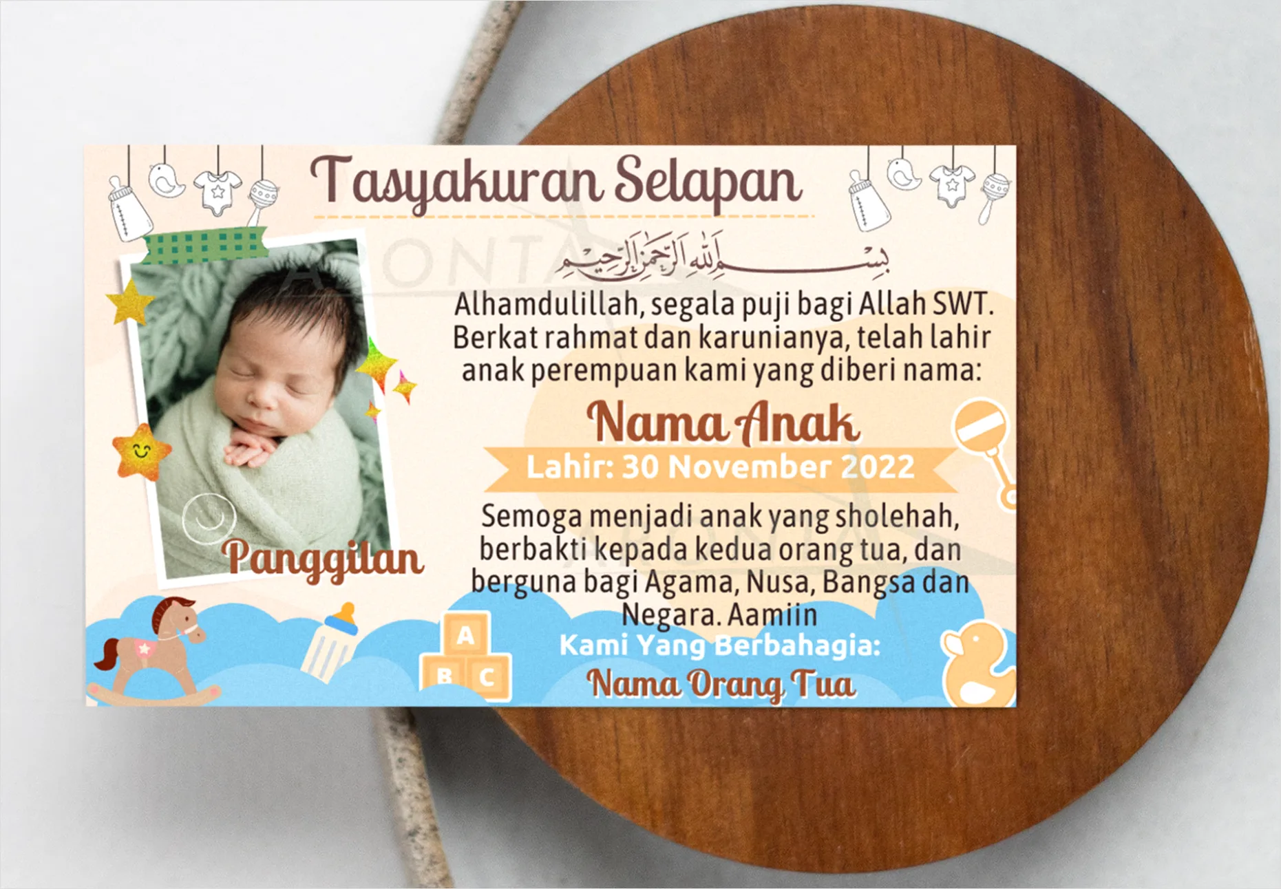 Detail Gambar Acara Tasyakuran Kelahiran Bayi Number 12