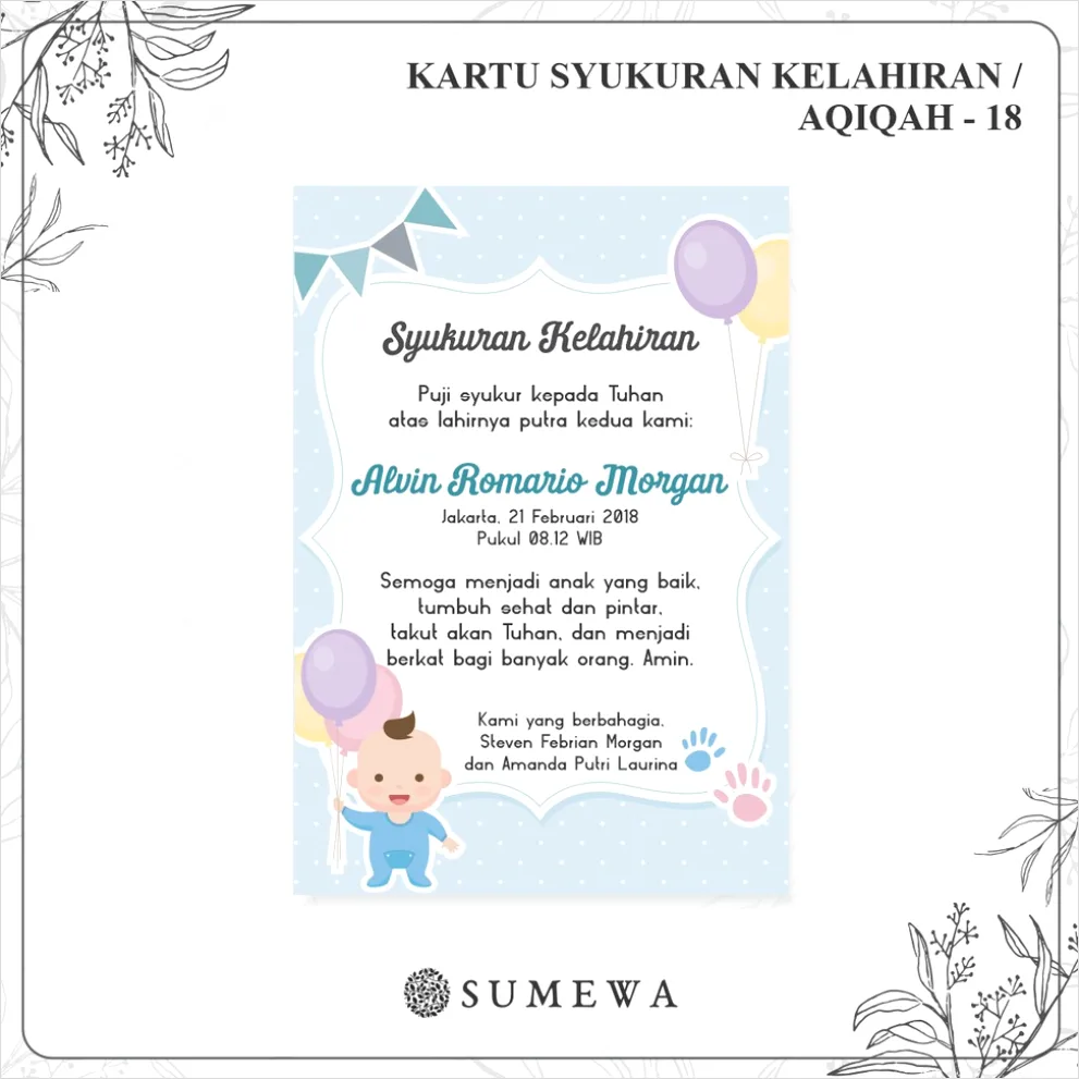 Detail Gambar Acara Tasyakuran Kelahiran Bayi Number 14