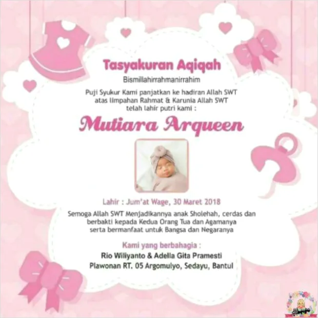 Detail Gambar Acara Tasyakuran Kelahiran Bayi Number 7