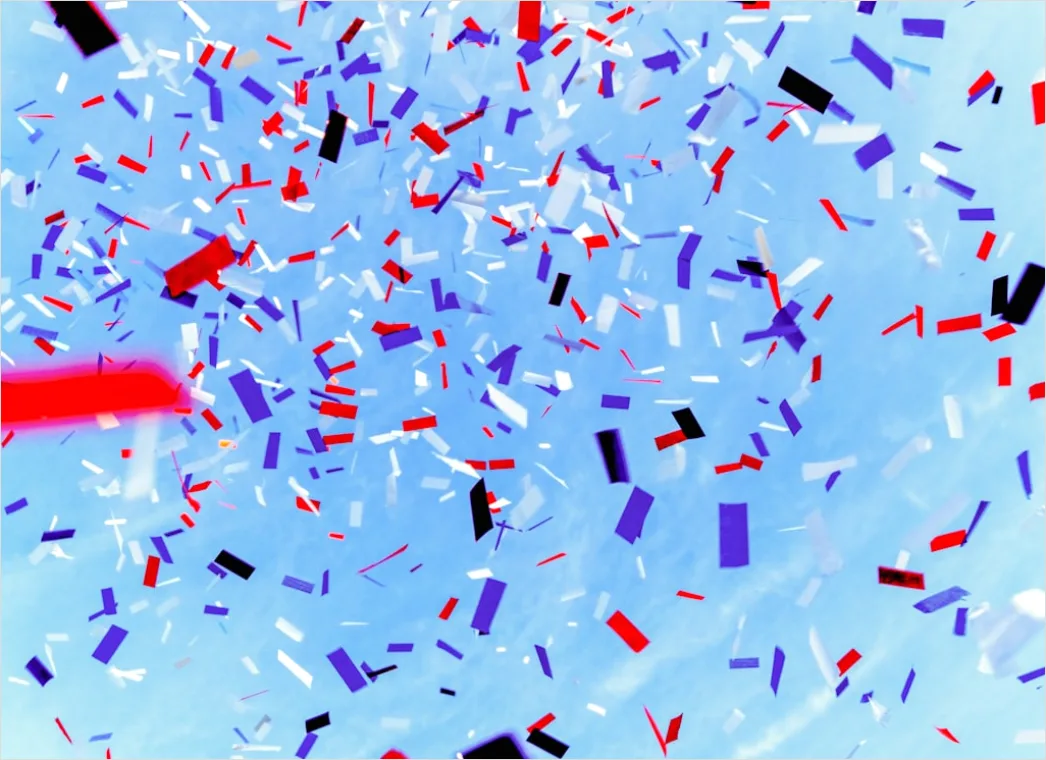 Detail Gambar Balon Confetti Dekorasi Perayaan Number 6