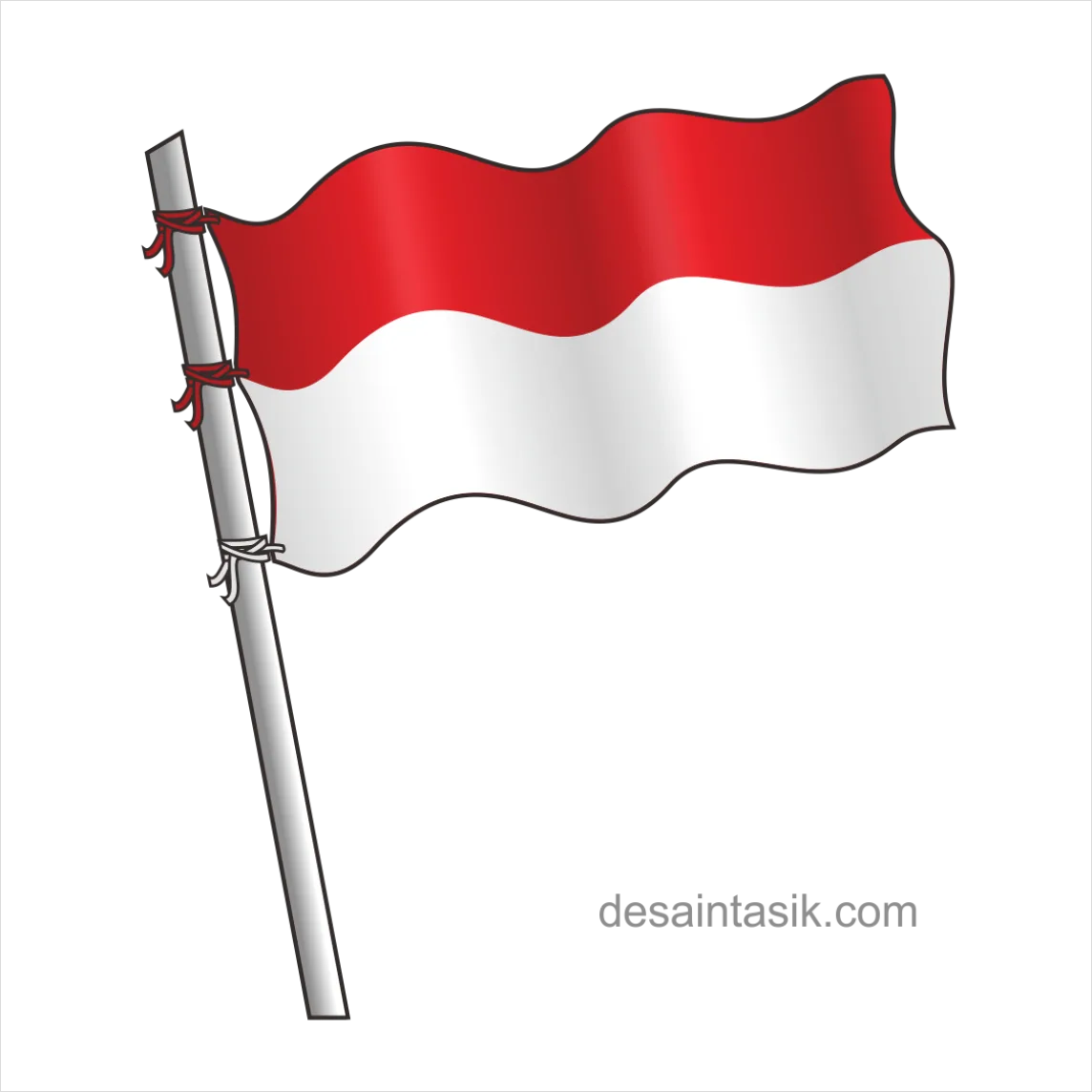 Detail Gambar Bendera Merah Putih Berkibar Di Sekolah Number 9