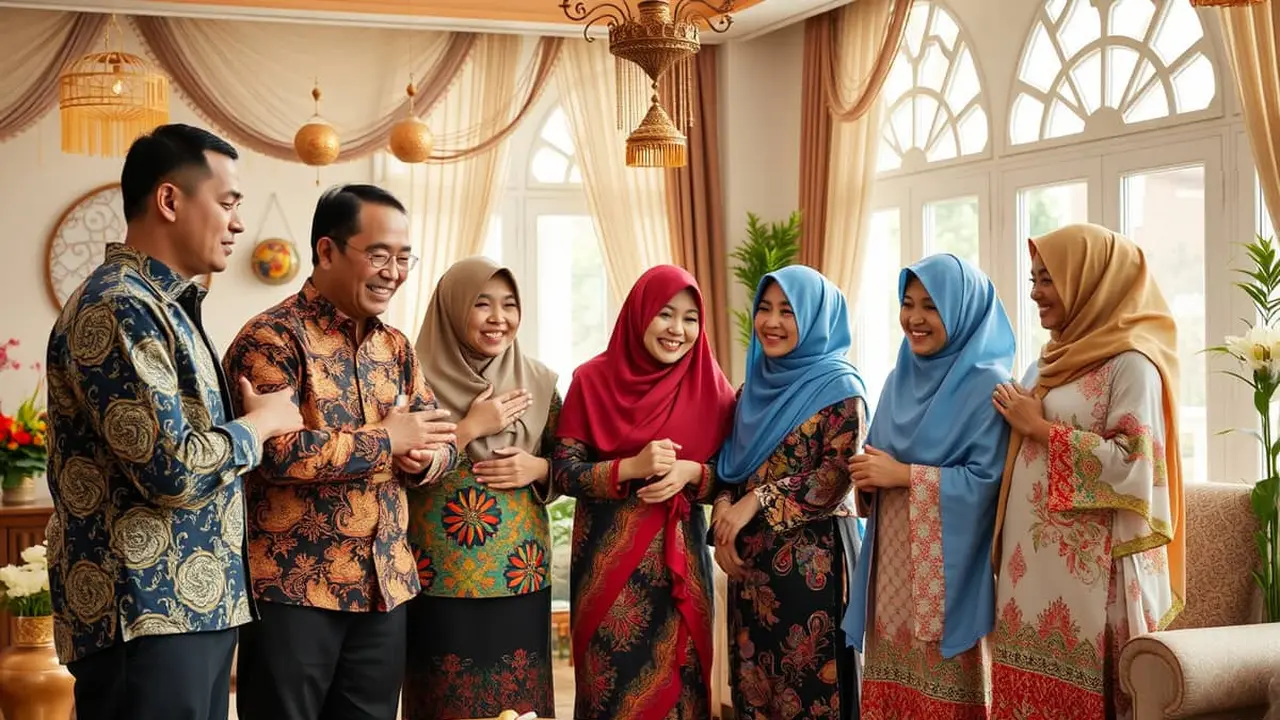 Gambar Halal Bihalal Lebaran Di Rumah 598d