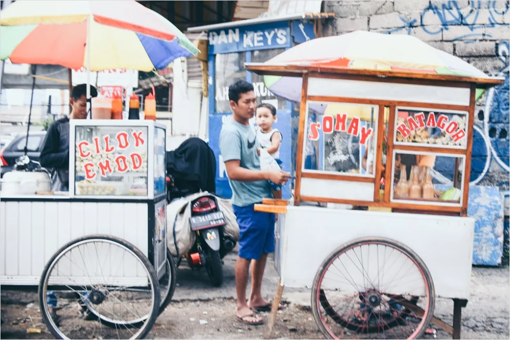 Gambar Penjual Makanan Street Food Indonesia Ddd4