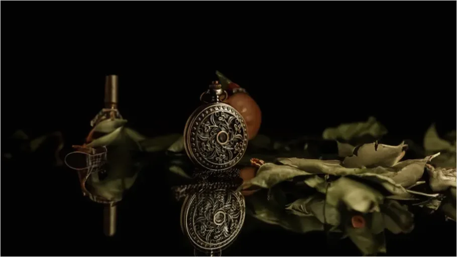 Antique Still Life With Pocket Watch 3d14