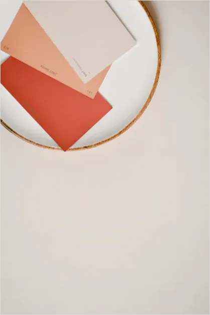 Detail Beige Aesthetic Flat Lay Background Number 13