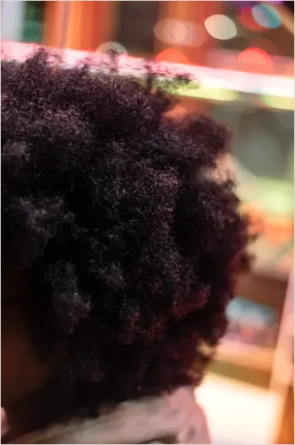 Detail Blowout Hairstyle Close Up Number 9