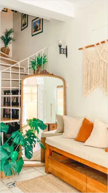 Detail Boho Living Room Decor Plants Number 8