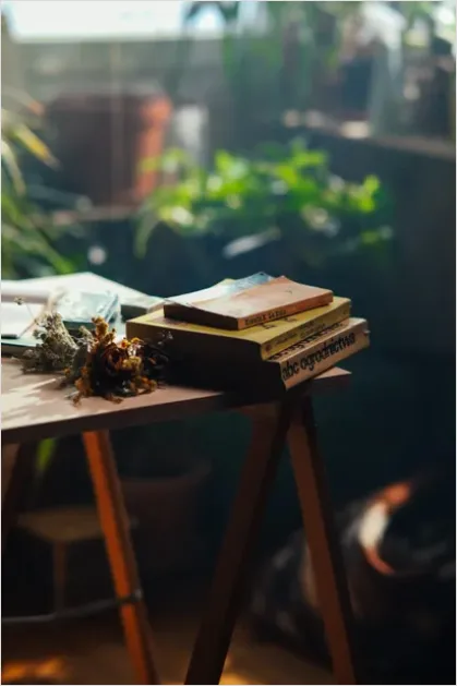 Books Still Life On Table F448