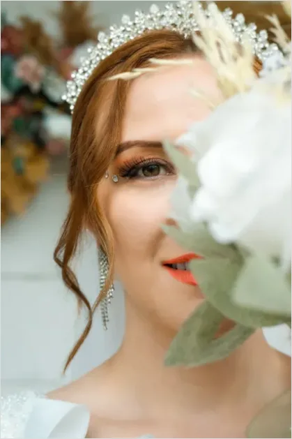 Detail Bridal Makeup Portrait Photo Number 15