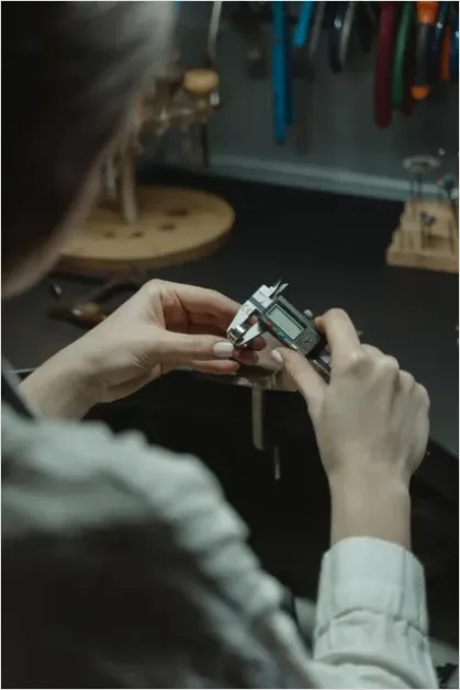 Detail Caliper Measurement Quality Inspection Number 6