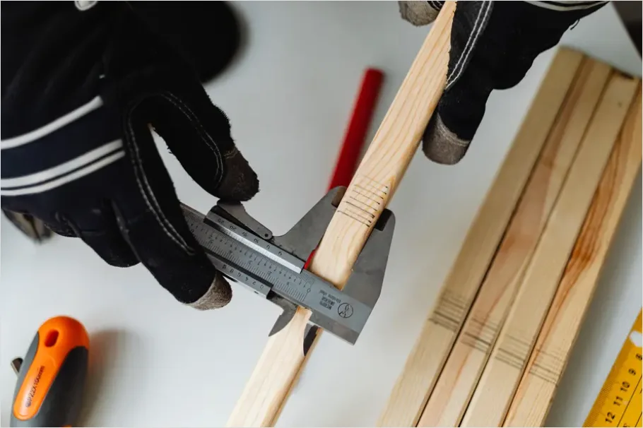 Detail Caliper Measurement Quality Inspection Number 8