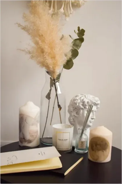 Detail Candles Home Decor Aesthetic Number 6