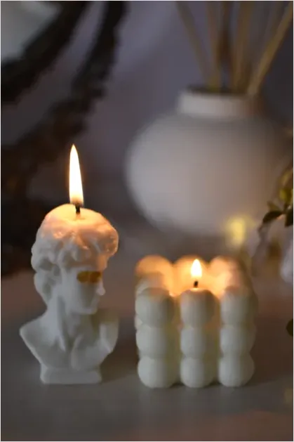 Detail Candles Home Decor Aesthetic Number 7