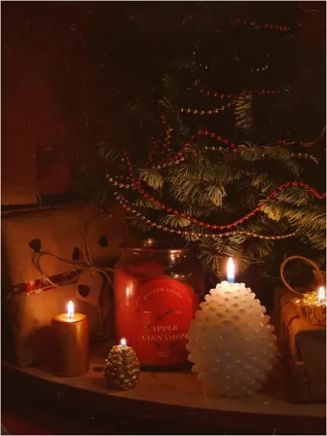 Detail Candles Still Life Cozy Decor Number 3
