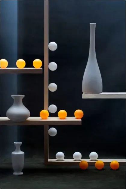 Detail Ceramic Vase Still Life Shelf Number 2