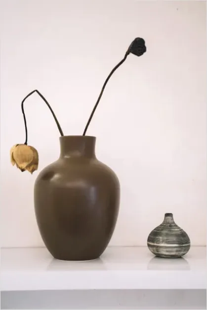 Detail Ceramic Vase Still Life Shelf Number 3
