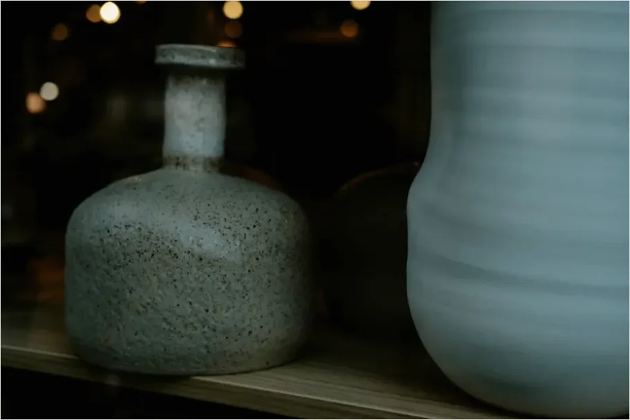 Detail Ceramic Vase Still Life Shelf Number 5
