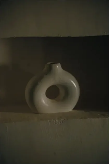 Detail Ceramic Vase Still Life Shelf Number 6