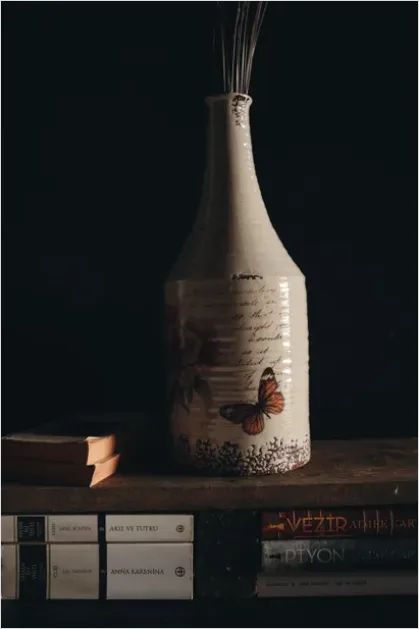 Detail Ceramic Vase Still Life Shelf Number 10