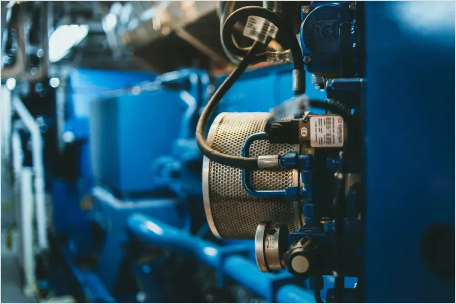 Detail Compressor Machine Industrial Room Number 4