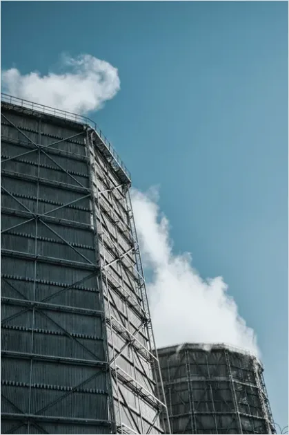 Detail Cooling Towers Industrial Plant Exterior Number 2