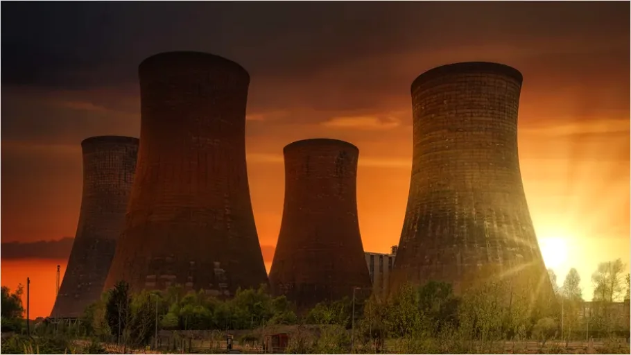 Detail Cooling Towers Industrial Plant Exterior Number 7