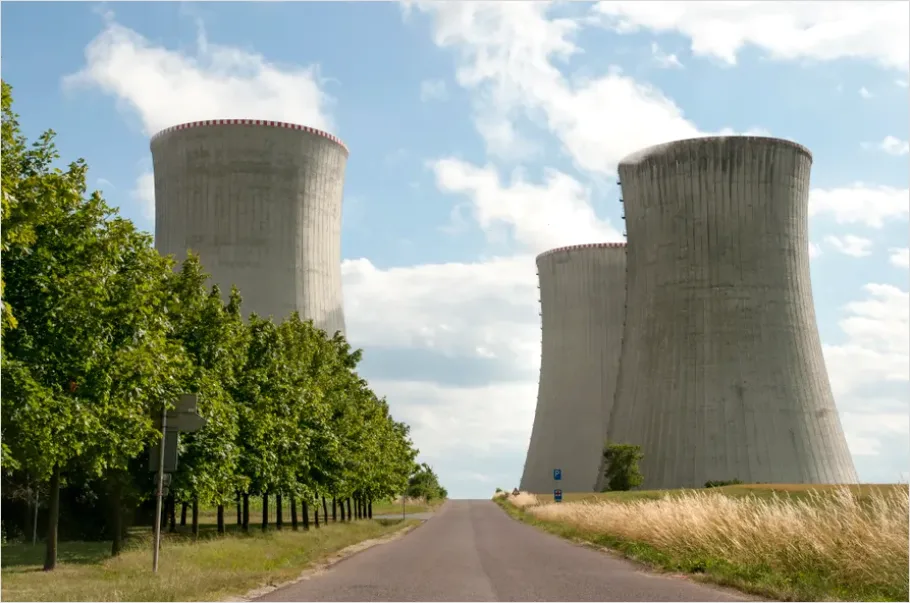 Detail Cooling Towers Industrial Plant Exterior Number 9