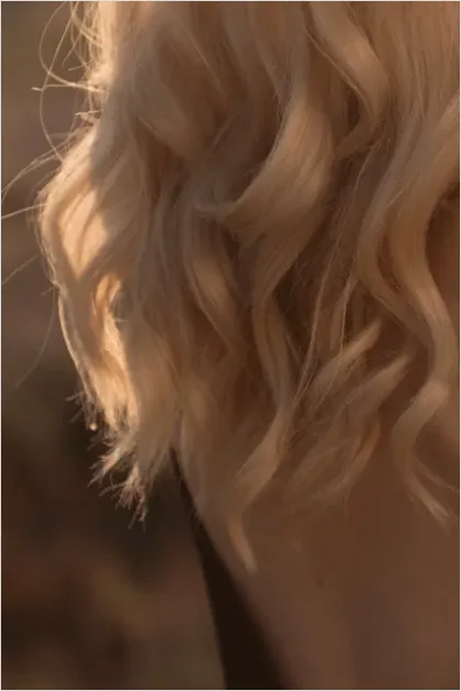 Detail Curly Hair Texture Close Up Number 15